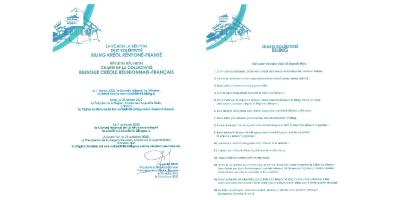 The charter as signed by Reunion President Huguette Bello.