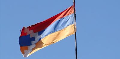 Nagorno-Karabakh flag.